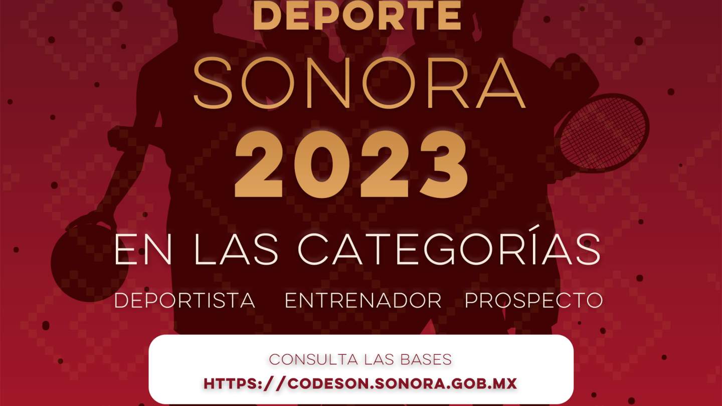 Comisi N Del Deporte Del Estado De Sonora Sale Convocatoria Para